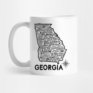 Georgia Map Mug